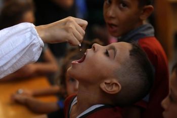 Kampanye vaksinasi anak-anak di Jalur Gaza telah dimulai
