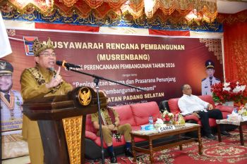Wawako Maigus Nasir buka Musrenbang Rencana Kerja Pembangunan Daerah2026