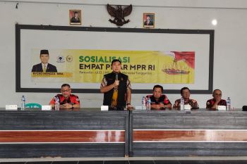 Anggota MPR RI sosialisasikan Empat Pilar Kebangsaan kepada masyarakat Lampung