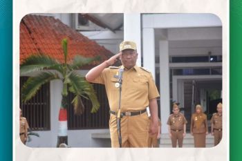 Wabup Lampung Tengah pimpin apel perdana