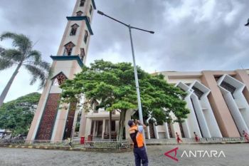 Dishub Kota Solok perbaiki PJU masjid jelang Ramadhan 1446 Hijriah