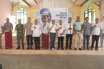 PLN UIP Nusra sosialisasi dan identifikasi pengadaan tanah access road PLTP Ulumbu
