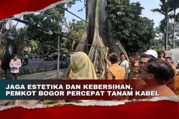 Jaga estetika dan kebersihan, Pemkot Bogor percepat tanam kabel