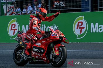 Starting grid MotoGP Thailand: Duo Marquez start terdepan