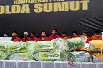 Polda Sumut sita 155,64 kilogram sabu-sabu selama dua bulan tahun ini