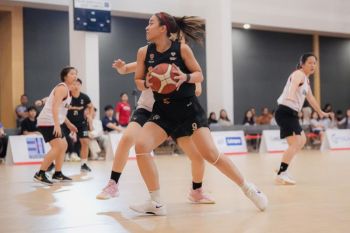 Timnas bola basket putri menang tiga laga saat uji coba lawan Singapura
