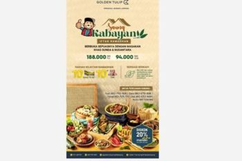Bukber sambil berbagi: Saung Kabayan Golden Tulip Springhill donasikan pembelian ke panti asuhan