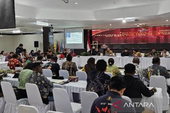 KPU Provinsi Papua melakukan evaluasi Pilkada 2024