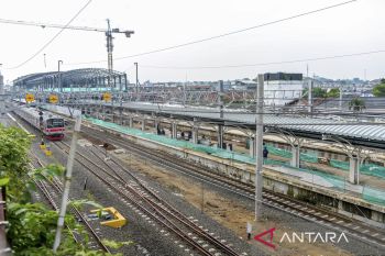 Progres pembangunan Stasiun Rangkasbitung Ultimate