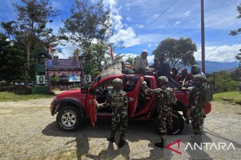 Satgas Yonif 641/Bru gelar razia kendaraan Distrik Napua