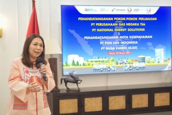 PGN perkuat pasokan gas domestik, Gandeng NES datangkan LNG dari Berau