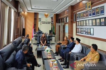 Bupati kunjungi Kejari Barsel, pastikan program pembangunan berjalan sesuai aturan