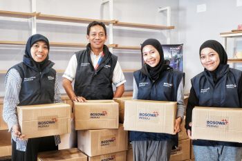 Bosowa Peduli bagikan 116 ton pangan selama Ramadhan kepada warga Mamminasata