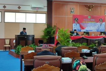 Bupati Mabar ajak kolaborasi wujudkan visi-misi saat pidato perdana