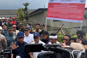 Langgar alih fungsi lahan, empat wisata di Puncak Bogor di segel