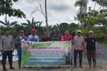 PT PAS berikan penghargaan empat desa bebas api