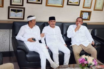 Bupati Bekasi menghadap gubernur bahas solusi banjir