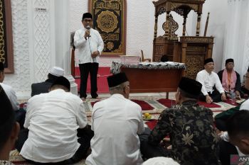Pemkab Padang Pariaman sampaikan optimis membangun saat efisiensi ketika safari ramadhan