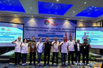 Juwita Hasan terpilih jadi Ketua PTMSI Lampung