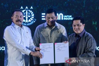 Kejagung serahkan lahan sawit aset kasus korupsi PT Duta Palma ke Kementerian BUMN