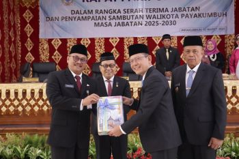 Sertijab Wali Kota Payakumbuh, Zulmaeta siap terima kritik dan saran membangun