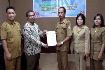 SDN 3 MB Hulu kerjasama dengan gereja kuatkan pembinaan agama Kristen