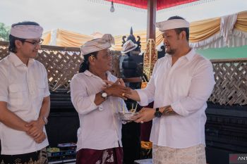 Wabup Badung Bagus Alit Sucipta hadiri Yadnya di Pura Batan Jepun Putih