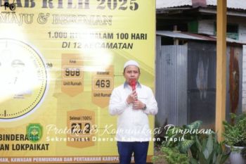Pemkab Tapin bedah 213 rumah selesai selama 20 hari