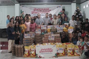 BRI Regional Office Bandarlampung salurkan lagi bantuan sembako dalam rangka Natal 2024
