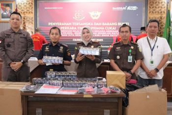 Bea Cukai Merak limpahkan perkara pidana cukai rokok ke Kejari Cilegon