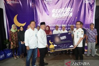 BRI Regional Palembang bagikan 1.500 paket sembako untuk masyarakat kurang mampu