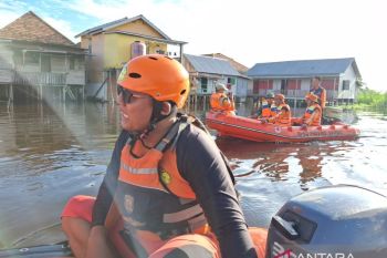Tim SAR cari seorang  ABK jukung yang tenggelam di Sungai Komering