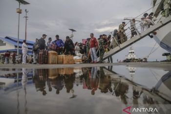 Mudik lebih awal dengan KM Doro Londa di Pelabuhan Ahmad Yani Ternate