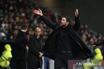 Diego Simeone optimistis Atletico Madrid masih bisa juara Liga Spanyol