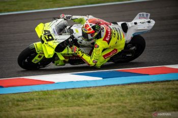Hasil sesi latihan MotoGP Jerman 2025: Pembalap Pertamina kalahkan Marc Marquez di Sachsenring
