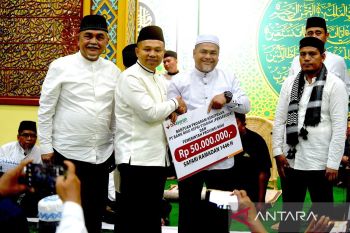 Safari Ramadan BRK Syariah bersama Pemprov Riau di Pandau Permai Siak Hulu