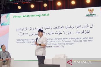 Baznas ajak masyarakat salurkan zakat melalui lembaga resmi