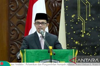 Rektor lantik Wakil Dekan Pertanian dan Wakil Dekan Kedokteran Unand