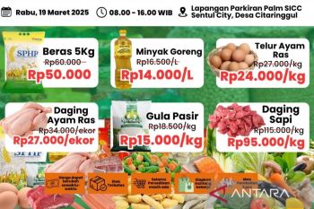 Kadin Bogor stabilisasi harga pangan jelang Idul Fitri lewat bazar