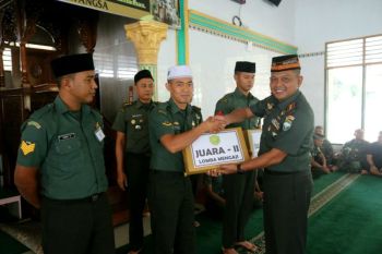 Korem 011/Lilawangsa gelar lomba membaca Al Quran antar prajurit TNI