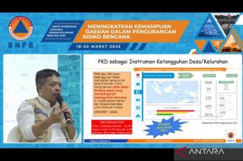 BNPB dorong penguatan ketangguhan desa dalam penanggulangan bencana