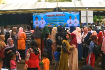 TP-PKK bersama Diskumdag Tala gelar Pasar Murah Ramadhan