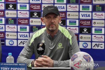 Tony Popovic tegaskan timnya perlu bermain sabar hadapi Indonesia