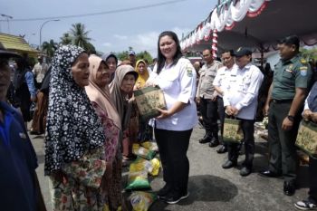 Gerakan Pangan Murah disambut antusias warga Kapuas