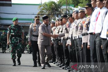 Bupati pimpin apel gelar pasukan Operasi Ketupat 2025 Polresta Sleman