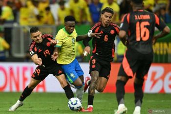 Vinicius Jr jadi pahlawan Brasil saat menang 2-1 atas Kolombia