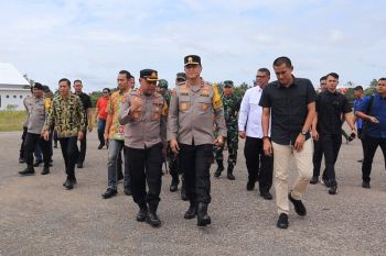 Kapolda Kalteng cek kesiapan pengamanan PSU Pilkada Barito Utara