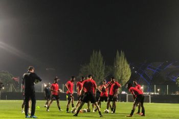 Latihan perdana timnas Bahrain diikuti 14 pemain