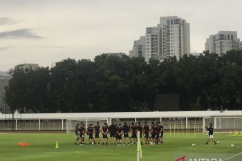 Timnas Indonesia latihan perdana tanpa tiga pemain jelang lawan Bahrain