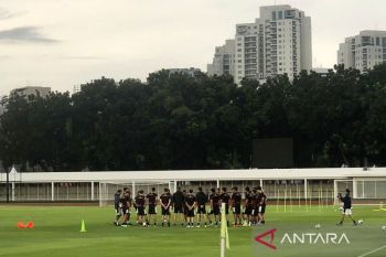 Timnas Indonesia gelar latihan perdana di Jakarta tanpa tiga pemain